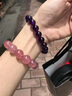 赵氏恒玺 收藏级乌拉圭紫水晶手链女天然水晶手串手链饰品父亲节礼物 收藏级紫水晶【直径8mm+质检证书】 实拍图