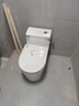 帝王洁具马桶家用坐便器虹吸式大冲力轻音防臭节水陶瓷抽水座便普通马桶 TT048雅白白盖+大管道大冲力 250/300/350/400MM坑距下单备注 实拍图