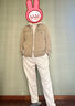 Teenie Weenie Men小熊男装羽绒服冬季衬衫式羽绒服保暖外套外套男 卡其色 XL (180) 实拍图