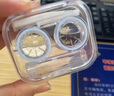 JAJALIN隐形眼镜盒便携美盒子瞳收纳一体伴侣盒双联盒护理套装天蓝色 实拍图