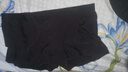 猫人男士内裤男春夏冰丝无痕抑菌速干凉爽平角四角短裤头3条装 黑色+深灰+灰蓝 3条 4XL 实拍图