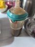 奶爸爸（Nicepapa）翻盖奶瓶240ml一岁以上ppsu吸管杯6个月防胀气学饮杯儿童直饮杯 卡扣款- 240ml 12月+ 咬吸水嘴橙 实拍图