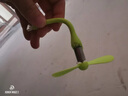 手机用usb小风扇手机风扇学生上课迷你随身静音携便式可爱手持小风扇【随机颜色】 安卓接口  1个装 3mAh 实拍图