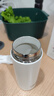 特美刻（TOMIC）茶水分离保温杯陶瓷内胆泡茶杯女生高颜值水杯办公室焖茶杯520礼 3.0【钛茶隔+顶盖】知性白450ml 实拍图