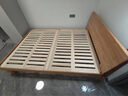 原始原素实木床橡木北欧简约主卧室大双人床1.5x2米高体床+床垫10cm-L701G 实拍图