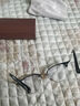 予君不同半框近视眼镜可配度数散光男款金丝防蓝光斯文超轻黑框眼睛框架女 黑枪框 0度防蓝光镜片【镜盒镜布】 实拍图