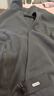 京东京造防静电户外摇粒绒外套秋冬抓绒衣透气保暖夹克男女同款 深灰色2XL 实拍图