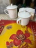 时光旧巷酒店宾馆白色陶瓷茶杯手握喝水水杯办公室会议杯金边带盖 兆丰杯【250ML】 实拍图