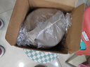 贝瑟斯不锈钢保温饭盒分隔便当盒三层保鲜盒圆形学生上班族便当盒奶咖色 实拍图