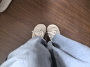 达芙妮官方厚底小白鞋女2025春季新款女鞋大头鞋子女休闲百搭帆布鞋女 云朵白【粗跟带-5cm显高厚底】 35 实拍图