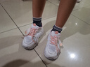李宁热女童鞋子2026夏季新款儿童小白鞋大童女孩运动鞋网面跑步鞋老爹鞋 999粉色单鞋款 31 码 实拍图