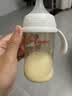 安配3代奶瓶配件婴儿奶瓶把手宽口径手柄学饮嘴重力球吸管 手柄-白色（适配贝亲第3代奶瓶） 实拍图