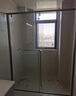 东鹏（DONGPENG）淋浴房一字型极窄家用卫生间浴室干湿分离隔断洗澡间浴屏PTB11 枪灰1.6-1.69/高2米带阻尼 宽度＞1.7米为2固一活 实拍图