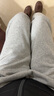 JEANSWEST LIFE真维斯加绒休闲裤男士2025冬季运动男款裤子双层加厚保暖束脚裤男 实拍图