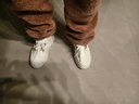 回力女鞋小码小白鞋2026年新款秋冬季百搭休闲板鞋软底运动鞋跑步鞋 白灰(单鞋款) 36 实拍图