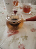 正扬玻璃功夫茶具套装家用锤纹花梨木双侧把泡茶壶耐热茶杯办公整套小 锺纹花梨木侧把-单壶 实拍图
