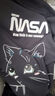 NASA GISS短袖t恤男夏季假两件上衣卡通印花男士宽松圆领半袖 白色 2XL  实拍图