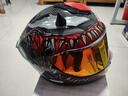 FASEED法赛德全盔碳纤维头盔男861摩托车机车赛车特大双镜片女防雾四季 新花毒牙（送镜片+防雾贴+头套+Y10耳机 M(55-56)头围 实拍图