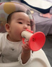立始喇叭婴儿可啃咬 玩具8个月可吹响乐器嗽叭【儿保推荐】6个月宝宝 挂脖绳洛丽粉 实拍图