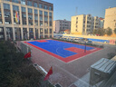 唯品胜（wpsn）悬浮地板篮球场地垫室外羽毛球场地胶垫幼儿园拼接防滑塑胶地板 六凌花plus[密集横筋稳定] 实拍图