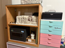 爱丽思（IRIS） 儿童桌面抽屉式收纳盒小物化妆品收纳盒首饰盒文件整理箱收纳柜 36.2*27*26cm 【3层】粉红色 实拍图