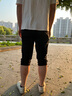 安踏运动裤男士夏季休闲针织七分裤薄款透气跑步短裤百搭男裤子 实拍图