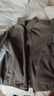 京东京造防静电户外摇粒绒外套秋冬抓绒衣透气保暖夹克男女同款 深灰色4XL 实拍图