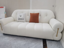 冬熊棉花糖真皮沙发法式奶油风客厅小户型轻奢白色钢琴键云朵沙发 【三人位2.2米】 生态皮【豪华版】乳胶+4CM紫罗兰 实拍图