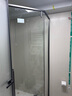 九牧（JOMOO） 【定制】极窄钻石淋浴房一体式干湿分离淋浴隔断沐浴房赠石基E17 枪灰型材（内外双开） 【光玻】900*1100*2000mm 实拍图