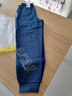 乔丹（QIAODAN）童装男童裤子儿童运动裤春夏款舒适长裤休闲运动卫裤 宇宙蓝-纯棉薄款 150 CM 实拍图