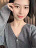 oein925银人鱼之泪项链女轻奢高级锆石吊坠锁骨链气质项链女2025新款 【925银】人鱼之泪项链 8mm锆石 实拍图