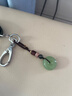 平安扣汽车钥匙扣挂件高端精致男女玉石饰品吊坠电动车手工钥匙链 【平安扣】青色 实拍图