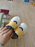 卡特兔学步鞋软底机能鞋秋季网面童鞋女宝宝室内鞋男童幼儿园透气入园鞋 白黄-网布 21 内长13.0cm 脚长12.0-12.5 实拍图