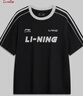 李宁短袖T恤宽松男女同款棉质圆领足球元素运动上衣AHSU657 实拍图