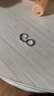 榛橙 S999足银素圈耳环女高级感简约耳圈ins风睡觉免摘情侣款耳钉新款养耳洞时尚耳扣 【通体999银】12mm耳圈1对（适合耳垂） 银色 实拍图