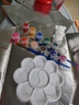 苏拉达(Surada)石膏娃娃涂色 白胚彩绘涂鸦diy手工制作绘画儿童玩具生日礼物批发 6只背包熊颜料套装sd126 实拍图