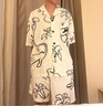 野兽派家居（tbh）黑豹与百合天丝棉家居服套装可外穿春夏男女同款睡衣   XL 实拍图