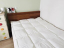 高端95白鹅绒羽绒床垫软垫家用加厚保暖五星级酒店床褥四季通用 白色约6cm-春秋款【软硬适中】 150x200cm 实拍图