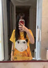 席佰龙图衣服 两件套大胆印花速干休闲情路T恤龙图套装短裤创意上衣 龙图t恤+龙图短裤套装 M 实拍图