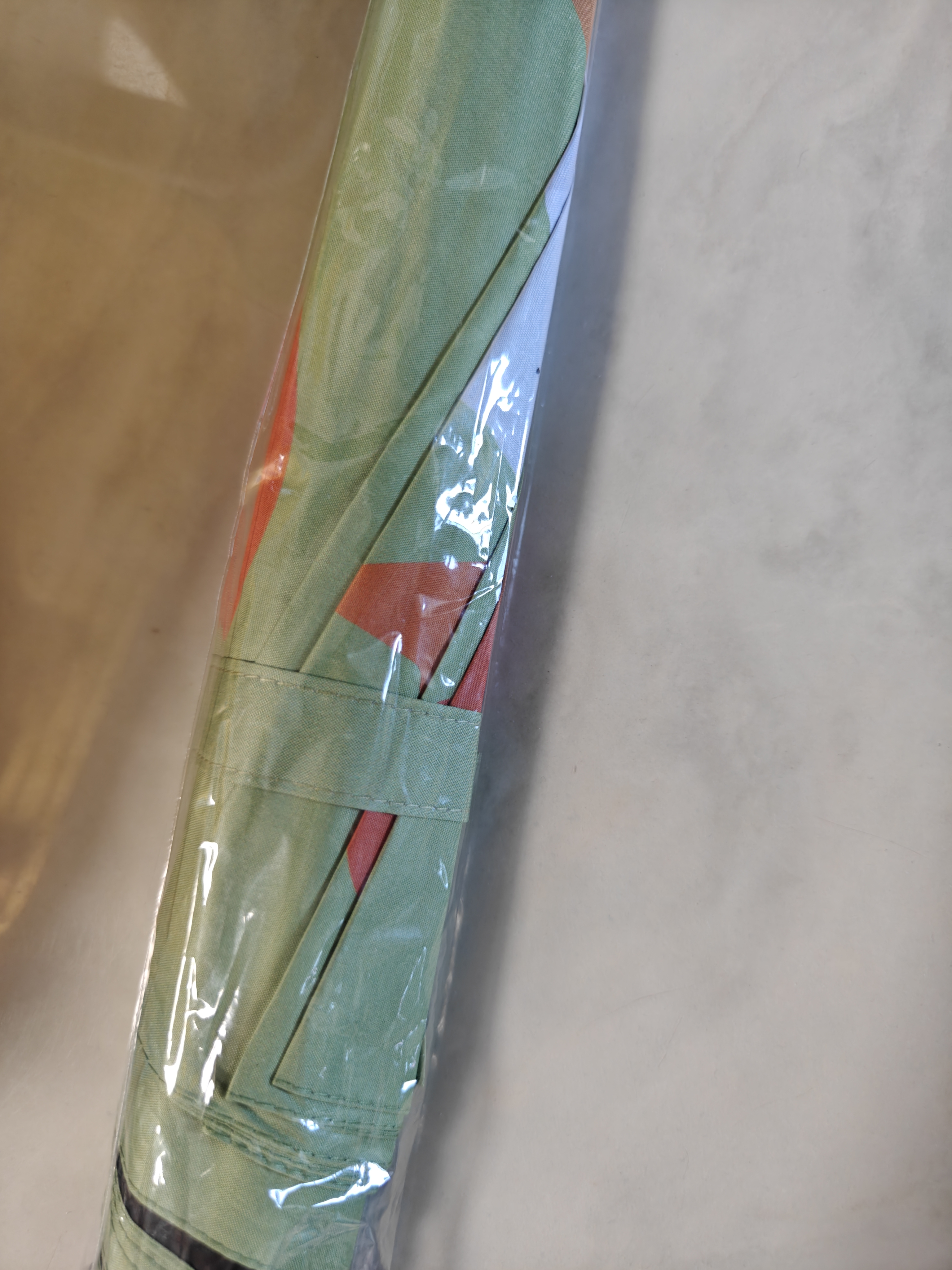 凌云鹤婴儿车遮阳伞车伞推车防晒雨伞宝宝童车通用万向伞遛娃神器夏季 柿柿如意【黑胶约87cm】 防紫外线 晴雨两用 实拍图