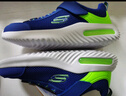 Skechers斯凯奇儿童运动鞋男童透气网鞋时尚魔术贴大童跑步鞋403748L 实拍图