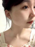 念芙S999纯银耳钉锆石养耳洞女26年新款简约气质百搭耳环送女生礼物 S999【4mm】一对 实拍图