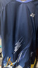 夏季速干短袖羽毛球服乒乓球运动服套装男女专业透气比赛服两件套 3125男款蓝色套装028黑金 3XL 实拍图