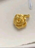 周生生黄金吊坠 玫瑰花 足金挂坠女 不含项链78715P计价3.25克 实拍图