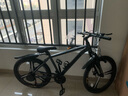 飞鸽（FLYING PIGEON）山地自行车成人男女变速山地车青少年中小学生车越野户外骑行单车 【高碳钢】G8002代-三刀轮-灰色 24寸轮组（适合145-170cm） 24速标准版 实拍图