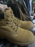 马登工装大黄靴男秋季新款休闲中帮男士马丁靴户外登山靴英伦风靴子 砂黄 （加绒版） 42 (260mm) 男码 实拍图