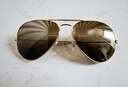 雷朋（RayBan）雷朋太阳镜蛤蟆飞行员潮流彩膜反光镜面系列墨镜RB3025可定制礼物 9196G5复古金镜框 尺寸58 实拍图