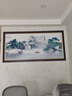 【山水装饰画】客厅沙发背景墙山水鸿运当头办公室床头风景国画 576流水生财 D：长2米X高1米   【 大号 】 实拍图
