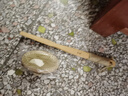 素娘长柄猪毛鬃身体刷干刷猪鬓毛酸刷软毛浴刷搓澡搓背洗澡沐浴刷 【榉木长弯柄】防水浴刷-猪鬃 实拍图