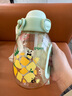 贝亲儿童水杯吨吨杯PPSU直饮吸管杯便携户外运动水杯学生水杯2岁以上 450ml+750ml双饮-熊猫爱水果 实拍图